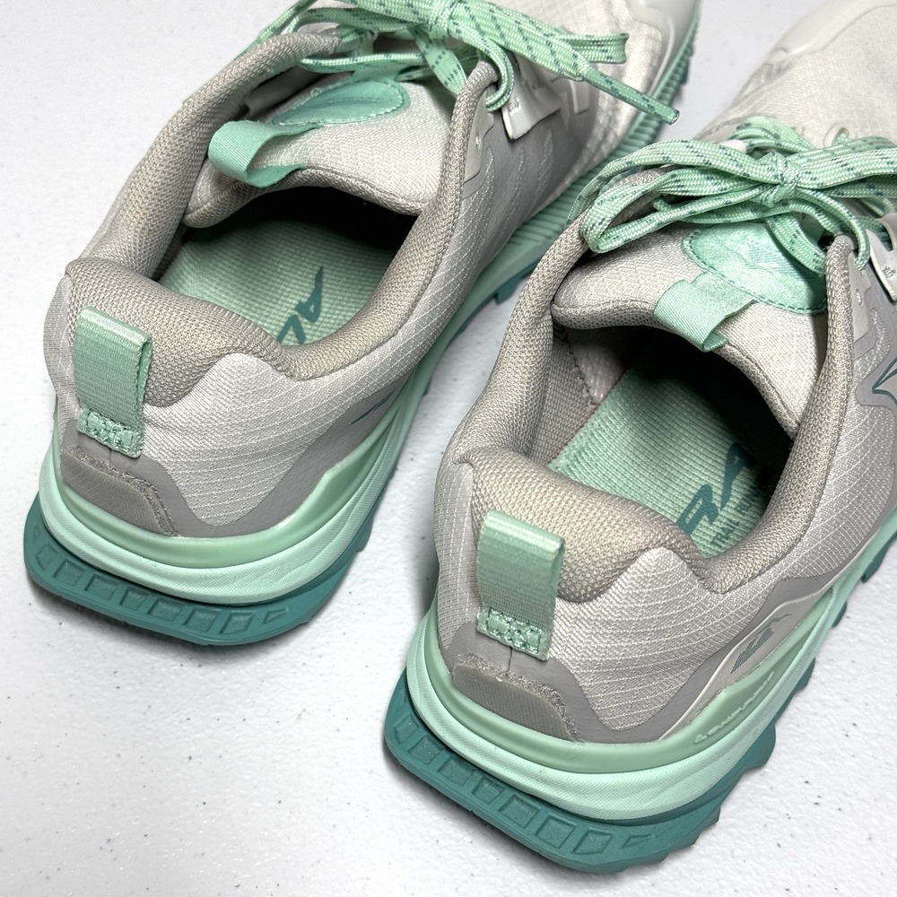 Altra Shoes Women 8 Wide Lone Peak 7 Womens Gray Trail Running Outdoor Grey Teal - Picture 11 of 14